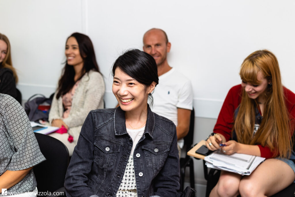 General English evening course group of students
