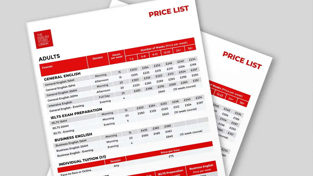 pricelist info